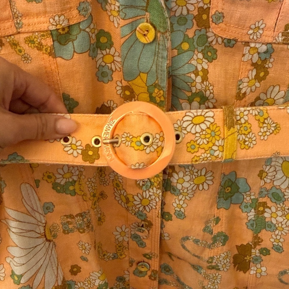 Zimmermann Floral Peach Mini Dress
#8180 - Picture 4 of 5